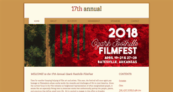 Desktop Screenshot of ozarkfoothillsfilmfest.org